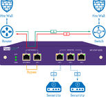 항구 감시의 NetTAP® 웹 네트워크 해결책 네트워크 꼭지 &amp; 경간 형태